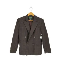 ローレンラルフローレン LAUREN RALPH LAUREN USA製 チェック柄 ダブルテーラードジャケット メンズ  10