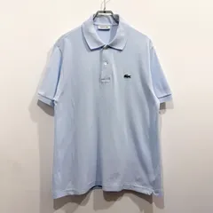 LACOSTE ラコステ クラシックフィット カノコポロシャツ L1212A 日本製 水色 ライトブルー サイズ4【送料込み】