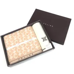 CELINE セリーヌ タオルセット  Cマカダム/トリオンフ/コットン/ベージュ バス1フェイス1   ベージュ ユニセックス / 240001180745