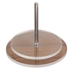 ateena ヤーンホルダー 毛糸 スタンド 毛糸ホルダー アクリル製 糸巻き 玉巻き 手芸用品 編み物 キット コンパクト C (15cm×15cm) 