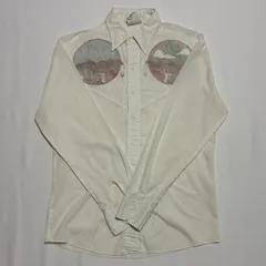 Kennington Ltd. ケニントン・リミテッド ウエスタンシャツ 80s プリント入り バックプリント カラー: ホワイト Y-57