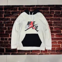 ナイキ ジョーダン バイカラー フードTシャツ L (nh161) 長袖Tシャツ