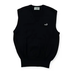 CROCODILE クロコダイル Vネック ニットベスト サイズ M /メンズ/ブラック/日本製