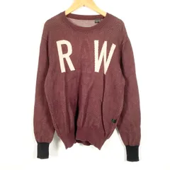 ジースターロウ G-Star RAW ニット セーター 長袖  ロゴ ブラウン 茶色 Mのサムネイル