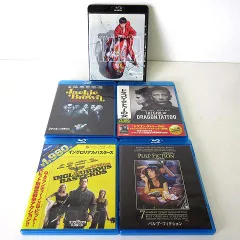 Blu-ray ブルーレイ ディスク 5枚セット パルプフィクション AKIRA アキラ ドラゴンタトゥーの女 ジャッキーブラウン イングロリアスバスターズ