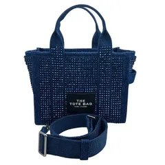 マーク・ジェイコブス　クリスタルデニム　バッグ　トートバッグ　ショルダーバッグ　レディース　美品