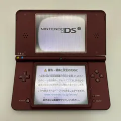 【ジャンク】Nintendo DSi LL 本体 ワインレッド ゲーム機 任天堂 [中古]