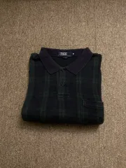 90s ポロラルフローレン ブラックウォッチ ポロ Tシャツ