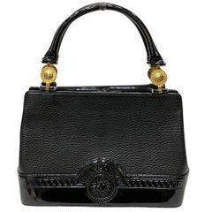 美品✨️VERSACE サンバースト ミニボストンバッグ ゴールド金具