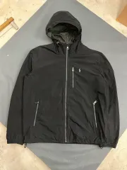 ポロラルフローレン ブラック フード ウィンドブレーカー M(95-100) 正規品