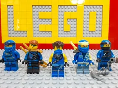 ☆ニンジャゴー☆ レゴ　ミニフィグ　ジェイ　5種類セット　初期　エレメントマスター　など　人形　忍者　侍