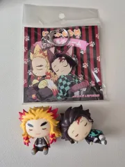 鬼滅 煉獄 竈門 炭治郎 ちょこのっこ フィギュア + 냥ポルメ アクリル チャーム