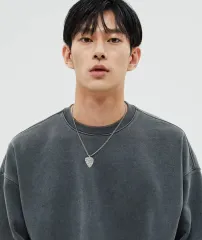 SOVERMENT ソヴメント 980G PIGMENT ピグメント スウェット チャコール XL