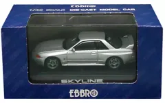 【中古】ミニカー 1/43 NISSAN SKYLINE GT-R BNR32(シルバー)