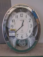 リズム時計 掛け時計 電波 アナログ ビュレッタ 背面丸型 振り子 クリスタ（中古品） 2025年最新】リズム時計工業 振り子時計の人気アイテム - メルカリ