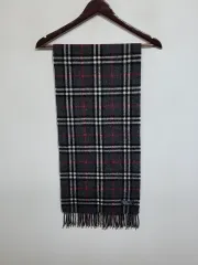 (正規品) バーバリー カシミア マフラー チェック マフラー 英国版