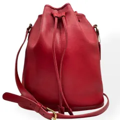 美品　COACH オールドコーチ　ショルダーバッグ　レッド　USA製　レザー