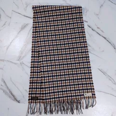 Aquascutum cashmere100% クラブチェック イギリス製