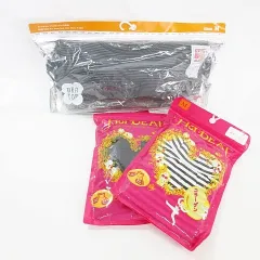 ユニクロ UNIQLO HOT BEAT Tシャツ 3点セット 八分袖 ヒートテック Uネック カップ付き 総柄 ボーダー タートルネック 無地  黒 グレー 白 ブラック ホワイト M