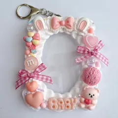 No.2 ホイップデコケース ホイップデコ トレカケースキーホルダー ピンク 桃