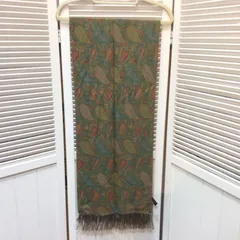 GIORGIO ARMANI ジョルジオ アルマーニ シルクストール グリーン柄