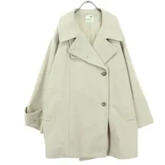 美品 earth music&ecology アースミュージックアンドエコロジー ベルテッド コート F ベージュ premium  Label レディース 古着