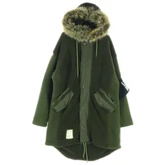 glamb グラム 長袖 ボア モッズコート 2 カーキ メンズ 古着