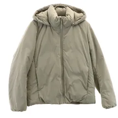 UNIQLO ユニクロ ハイブリット ダウンパーカー M カーキ レディース 古着