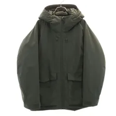 UNIQLO ユニクロ ハイブリット ダウンパーカー S カーキ メンズ 古着