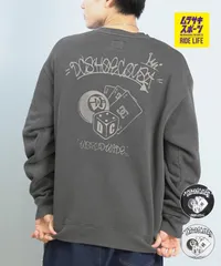 【ムラスポ公式】新品 DC ディーシー トレーナー スウェット メンズ クルーネック バックプリント 裏起毛 DPO254059M ムラサキスポーツ限定のサムネイル