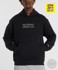 【ムラスポ公式】新品 New Balance ニューバランス プルオーバー パーカー メンズ スウェット フーディー ロゴ Athletics Classics Hoodie MT53925