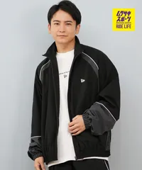 【ムラスポ公式】新品 NEW ERA ニューエラ ジャージ トラックジャケット メンズ シンプル オーバーサイズ セットアップ対応 14674818