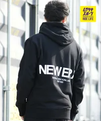 【ムラスポ公式】新品 NEW ERA ニューエラ プルオーバー パーカー メンズ バックプリント 裏毛 SWEAT PULLOVORIGIN MS 14877273 ムラサキスポーツ限定