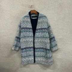 ZARA ザラ レディースジャケット ロング ツイードジャケット S M08056