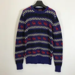 CHAPS ポロラルフローレン 90s ノルディックニット L