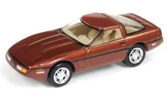 【中古】ミニカー 1/64 1988 CHEVROLET CORVETTE 80’S MUSCLE(ダークブロンズメタリック) [JLSP026B]