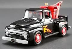 【中古】ミニカー 1/64 GearZ - What Are You Workin On Series - 1956 Ford F-100 Wrecker #1(ブラック×フレーム) [GL-51248]