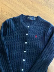 ポロ ケイブル カーディガン