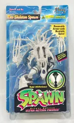 McFARLANE TOYS SERIES 4 EXO SKELETON SPAWN (白アーマー / フルマスク) 6インチ