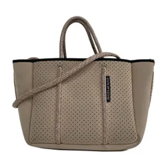 STATE OF ESCAPE(ステイトオブエスケープ) ショルダーバッグ - ピンクベージュ×黒