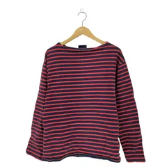 セントジェームス SAINT JAMES フランス製 ボーダー ボートネック バスクシャツ メンズ US：42 