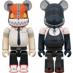 [중고] 피규어 BE@RBRICK-베어브릭- 첸소맨 & 폭탄 2PCS SET [극장판 첸소만 레제편]