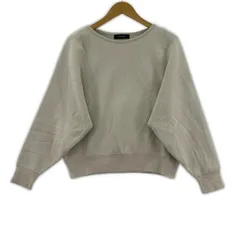 UNTITLED アンタイトル ボートネックカットソー sizeM/ライトグレー系