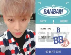 【中古】コレクションカード(男性) GOT7/BamBam(ベンベン)/バストアップ・衣装白・赤・黒/CD「FLIGHT LOG ： TURBULENCE」特典トレカ