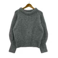 美品  LAGUNAMOON ラグナムーン タグ付き ウール混 ショートニット sizeF/グレー