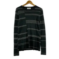 Mila Owen ミラオーウェン ウール混 リブチュニック size0/ダークグレー×ホワイト