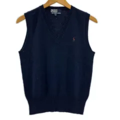 Polo by Ralph Lauren ポロバイラルフローレン ワンポイント Ｖネックベスト size140/ネイビー