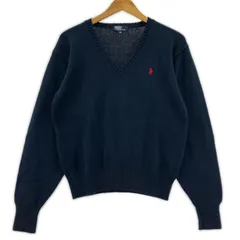 Polo by Ralph Lauren ポロバイラルフローレン ワンポイント Ｖネックニット size150/ネイビー