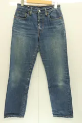 【中古】 LEVIS レディースデニムパンツ W25×L30 501デニムパンツLEVISW25×L26インディゴブルー 藍