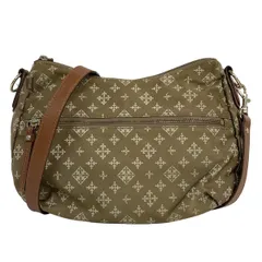 russet(ラシット) ショルダーバッグ - カーキ×ベージュ×ブラウン レザー